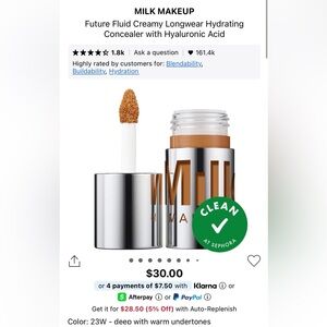 Milk Makeup Future Fluid All Over Cream Concealer 23W